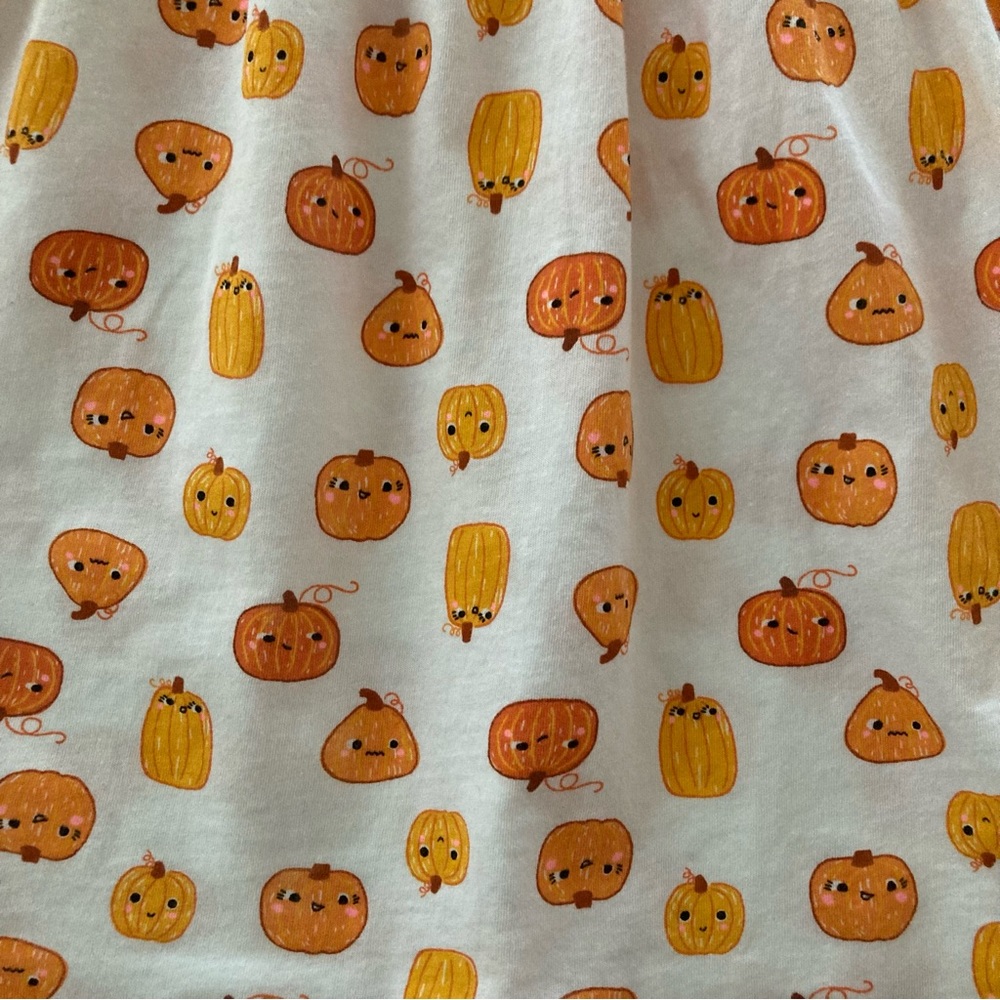 Old Navy 4T Toddler Girl Orange Pumpkin Dress Fall - Picture 6 of 8